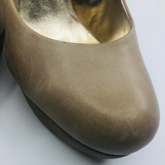 Guess Adriena 2 Natural Leather Platform Pumps - Picture 7 of 8